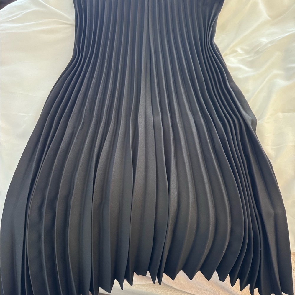 Haute Monde Black Pleated Skirt